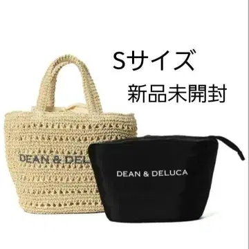 DEAN & DELUCA 크로셰 바스켓 백 S 내추럴