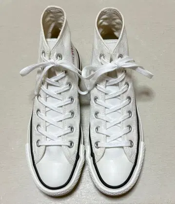 컨버스 일본제 올스타 J 화이트 HI 23.5cm