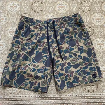 RVCA 카모플라주 숏 팬츠 L 수륙 양용 STANTON TRUNK