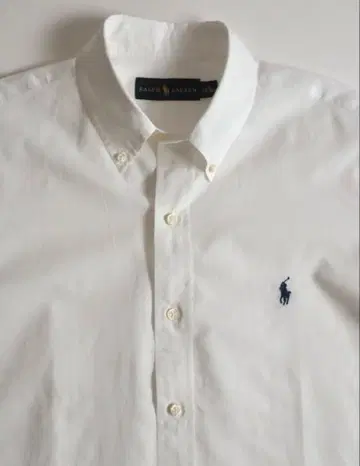 Ralph Lauren 화이트 반팔 셔츠 M