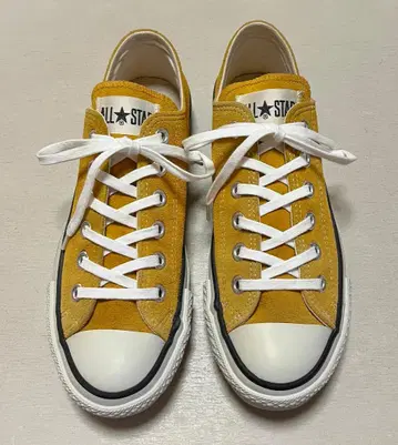 컨버스 일본제 올스타 스웨이드 J 골드 OX 24cm