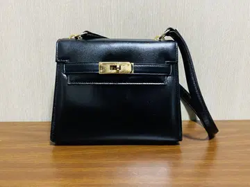 BOUTIQUE OSAKI 부티크 오사키 숄더백 블랙 천연 가죽