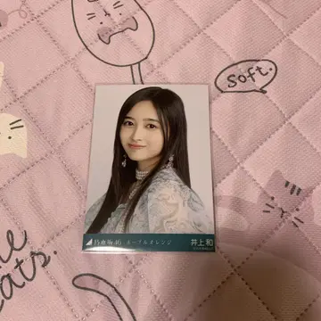 노기자카46 브로마이드 이노우에 카즈 네이블 오렌지 요리