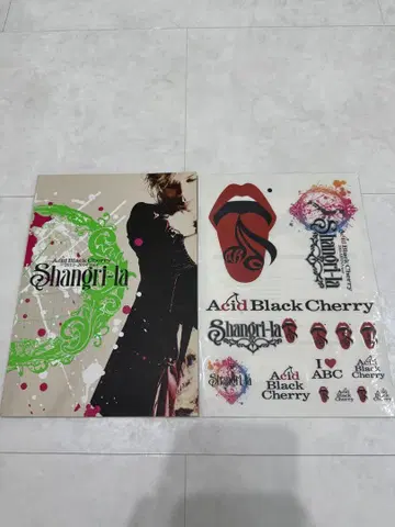 Acid Black Cherry 샹그릴라 팜플렛 스티커
