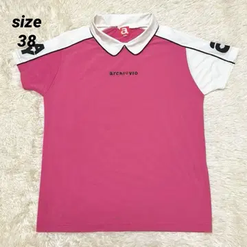 아르치비오 카라 부착 반팔 셔츠 접촉 냉감 코듀라 나일론 스트레치