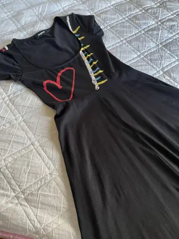Desigual 반팔 롱 원피스 M