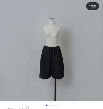 lohen 더블 허리 하프 팬츠 새상품