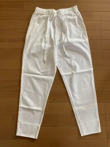 journal standard luxe 스웨트 팬츠 화이트