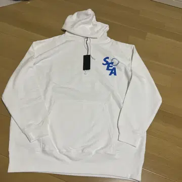 WDS x BOW Hoodie 새상품 화이트 XL 후드티 윈드앤씨