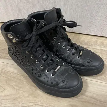 JIMMY CHOO ARGYLE 아가일 하이컷 스니커즈 블랙 43