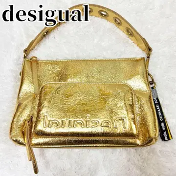 desigual 골드 원 숄더 액세서리 파우치 숄더백