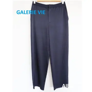 GALERIE VIE 스트레이트 팬츠 M 사이즈 네이비 55331