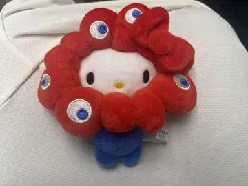 미야쿠미야쿠 나리키리 봉제 인형 헬로키티 카라비너 포함
