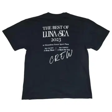 루나시 THE BEST OF LUNA SEA 2023 라이브 티셔츠 L