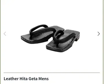 스노우피크 Leather Hita Geta Mens