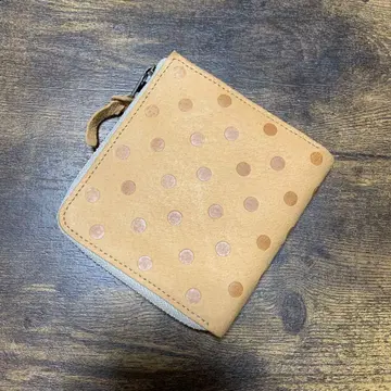 칸미 해피 도트 숏 지갑