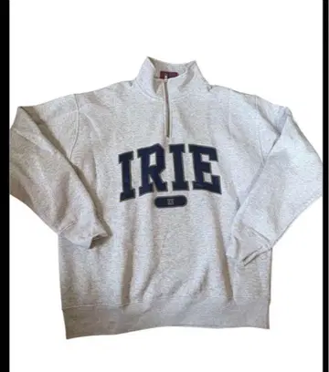 IRIE 아이리 속기모 하프 지퍼 로고