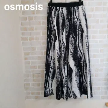 osmosis 프린트 개더 스커트