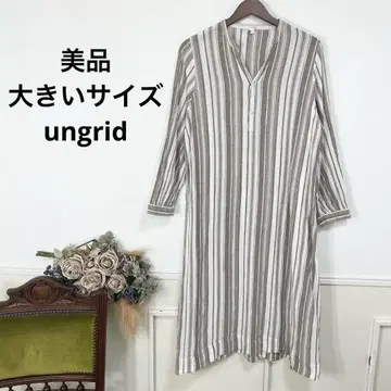 새상품급 빅 사이즈 ungrid 내추럴 원피스