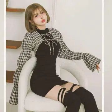 Darich 다리치 셔링 볼레로 미니 원피스 FL 새상품 택 포함
