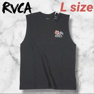 RVCA FLORAL PARK TANKTOP L 사이즈 탱크탑 BLK