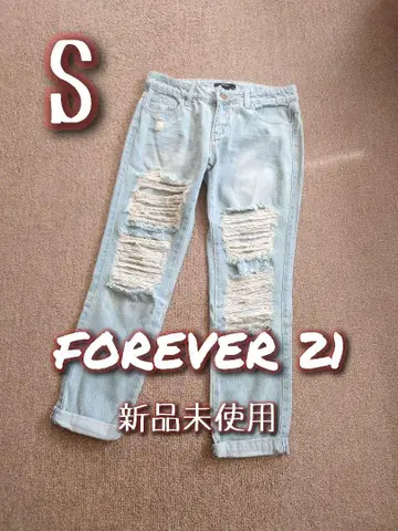 FOREVER 21 포에버21 새상품 데미지 데님 S 여성용