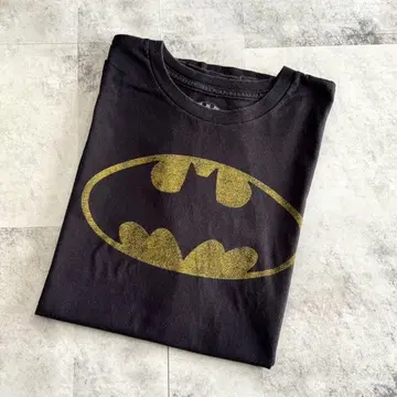 BATMAN 블랙 티셔츠 멕시코제 XL 사이즈