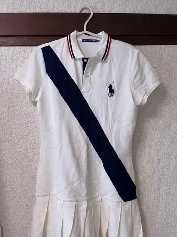 Ralph Lauren 폴로 원피스 L 화이트/네이비
