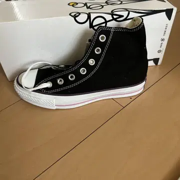 CONVERSE 블랙 스니커즈 23.0cm