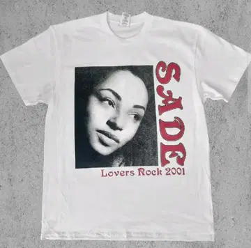 티셔츠 'Sade Lovers Rock Tour 2001' 새상품