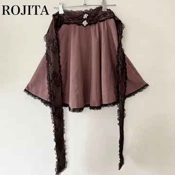 로지타 ROJITA 레이스 리본 플레어 스커트 지뢰계