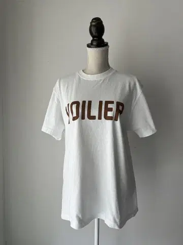 모카 브라운 로고 티셔츠