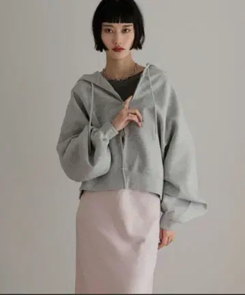 숏 ZIP 후디