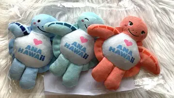ANA 플라잉 호누 마스코트 세트 국제선 HONU 봉제 인형 마스코트
