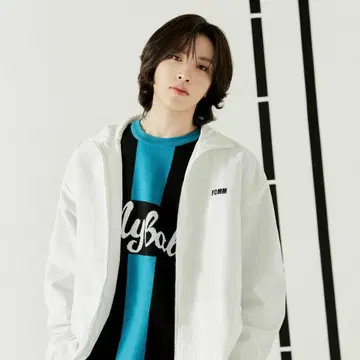TREASURE FCMM 정환 착용 윈드브레이커 M 사이즈