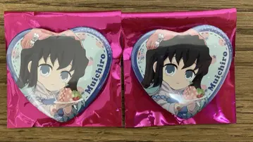 귀멸의 칼날 ufotable 스트로베리 하트 캔뱃지 무이치로