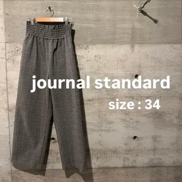 journal standard 체크 무늬 팬츠 사이즈 34