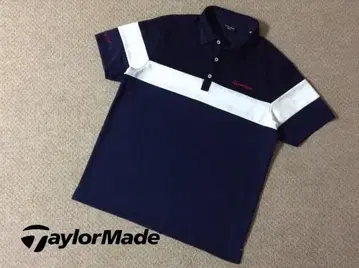테일러메이드 골프 남성용 반팔 폴로 셔츠 자수 로고 TaylorMade
