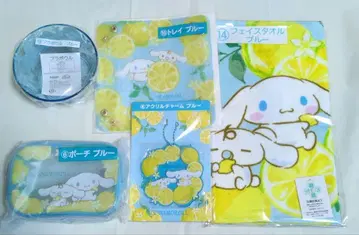 산리오 복권 시나모롤 파우치 타월 보울 참 트레이