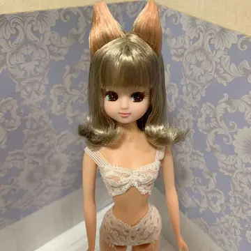 에모캣 고양이 귀 리카짱 옷 갈아입기 인형 해시태그 고양이