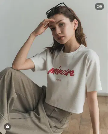 RANCLIC memoire logo mini tee 티셔츠