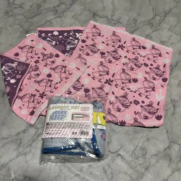 무민 대, 소 타월 세탁 인터넷 3종 세트