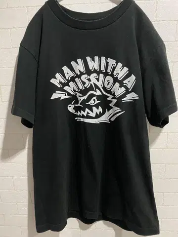 MAN WITH A MISSION 티셔츠 블랙 M 사이즈