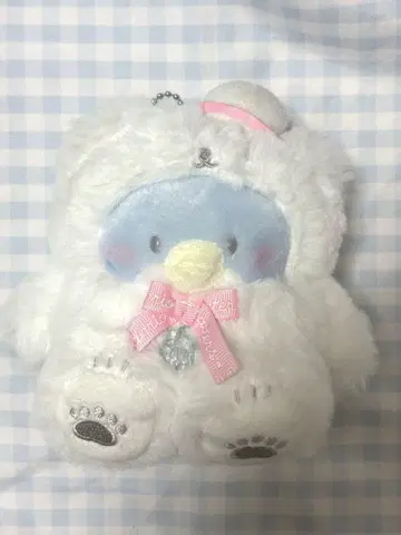 산리오 턱시도 샘 푹신푹신 스노우 디자인 시리즈 마스코트 봉제 인형