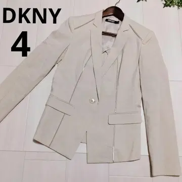 다나 캐런 뉴욕 DKNY 린넨 자켓 베이지 4