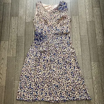 ANNA SUI 실크 100% 꽃무늬 원피스