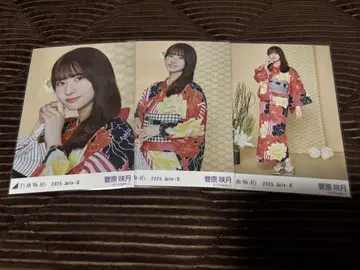 노기자카46 브로마이드 스가하라 사츠키 유카타 2025 3종 컴프