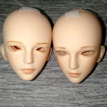 인형 헤드 2개 세트 커스텀 인형 정크 1/3 사이즈 60cm 인형