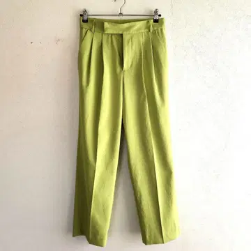 spick&span 라임 그린 테파드 팬츠