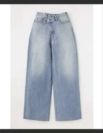 moussy 크로스 허리 와이드 스트레이트